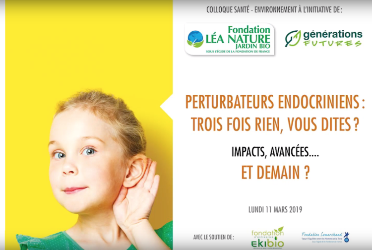 Colloque perturbateurs endocriniens du 11 mars 2019 à l’Assemblée Nationale